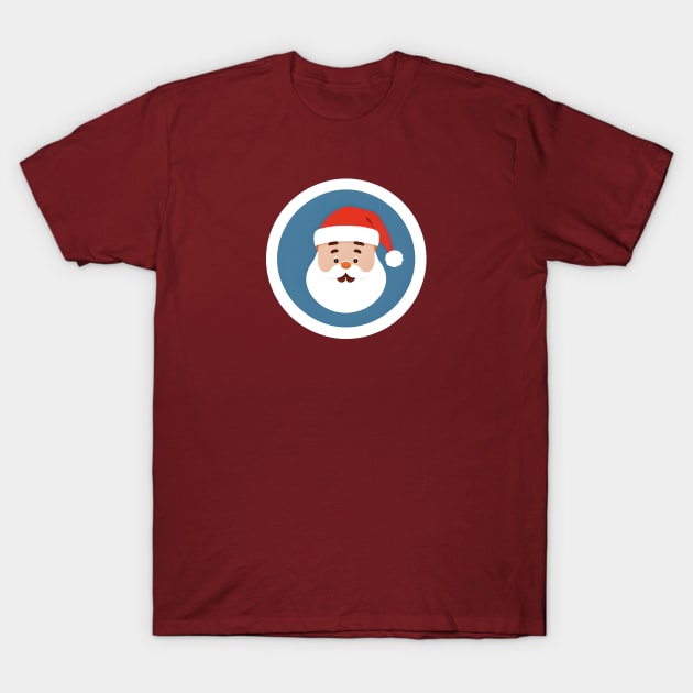 santa claus head T-Shirt by ANW